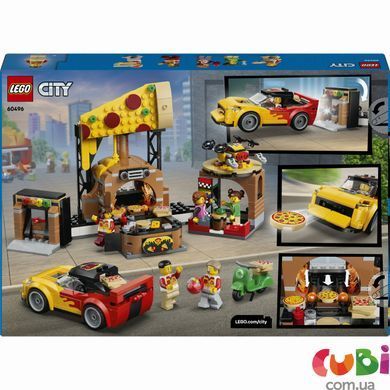 Конструктор Lego Доставка піци з різними транспортними засобами City (60496)