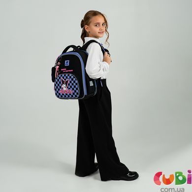 Шкільний набір Kite Education Kuromi SET_HK25-556M (рюкзак, пенал, сумка для взуття), комбінований