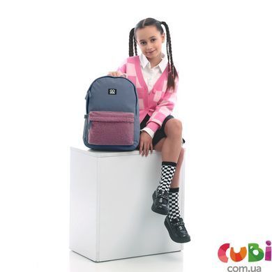 Рюкзак GoPack Education Teens 147 Темно-серый, комбинированый