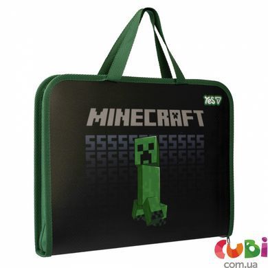 Папка портфель YES FC на молнии с тканевыми ручками "Minecraft" (492168)