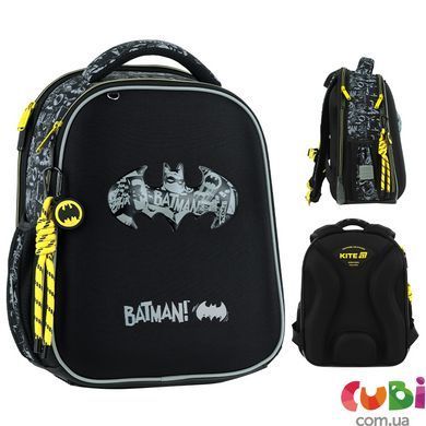 Рюкзак шкільний каркасний Kite Education DC Comics (DC26-555S), Чорний