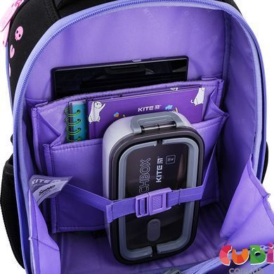 Шкільний набір Kite Education Kuromi SET_HK25-556M (рюкзак, пенал, сумка для взуття), комбінований