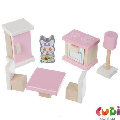 Деревянная игрушка CUBIKA Детский набор Мебель 3 (13975)