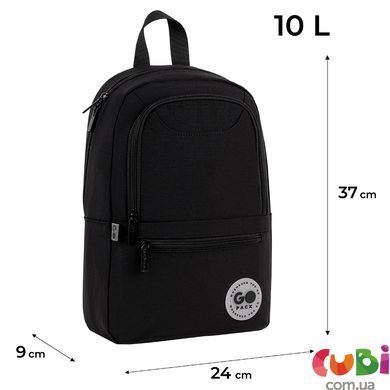 Рюкзак GoPack Education Teens 119S чорний, Чорний