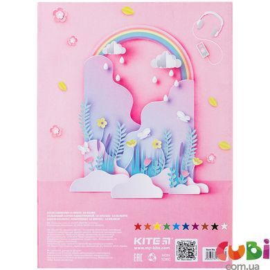 Картон кольоровий односторонній Kite А5 (10арк/ 10кол), слайдер, Kite (K24-1257)