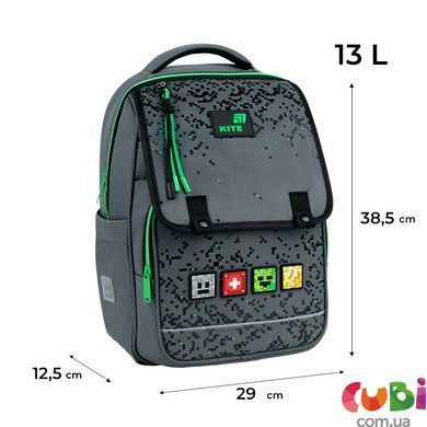 Рюкзак Kite Education 772 Pixel (K26-772M-2), сірий