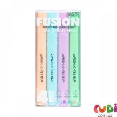 Маркер текстовый "Fusion" в наборе, 4 шт. (391136)