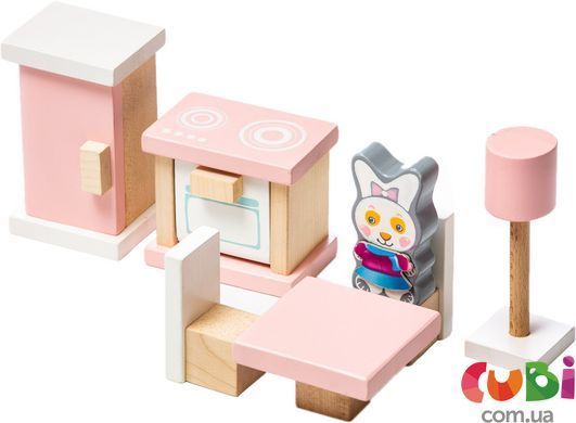 Деревянная игрушка CUBIKA Детский набор Мебель 3 (13975)