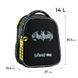 Рюкзак шкільний каркасний Kite Education DC Comics (DC26-555S), Чорний