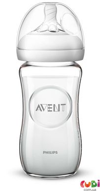Бутылочка для кормления Avent Natural Стеклянная 240 мл (SCF053/17)