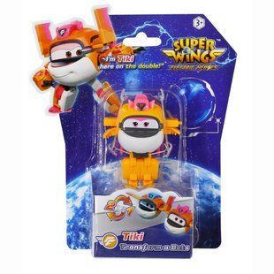 Ігрова фігурка-трансформер Super Wings Transform-a-Bots Тікі (Tiki), 5см (EU780059)