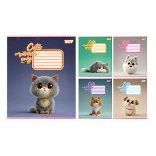 Зошит учнівський Yes "Cute vibes only" А5/24 кл. (768900)