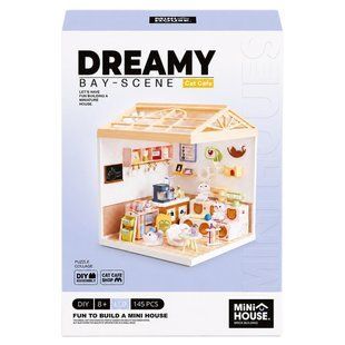 Конструктор-румбокс MINI HOUSE серії Інтер єр &ndash; КОТОКАФЕ (світло) (8007)