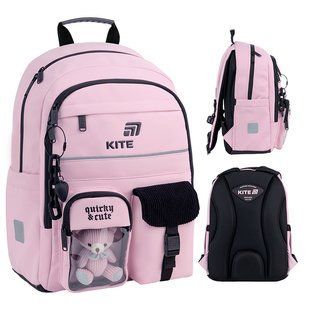 Рюкзак Kite Education 584 Quirky&Cute (K26-584M-1), Рожевий