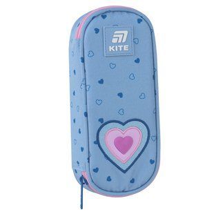 Пенал Kite Lovely K25-599-11 для девочек с ярким дизайном, комбинированый