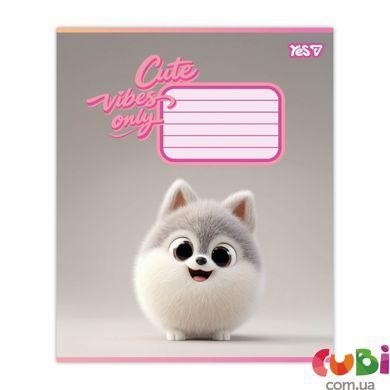 Зошит учнівський Yes "Cute vibes only" А5/24 кл. (768900)