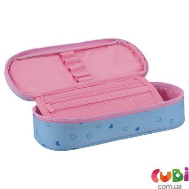 Пенал Kite Lovely K25-599-11 для девочек с ярким дизайном, комбинированый