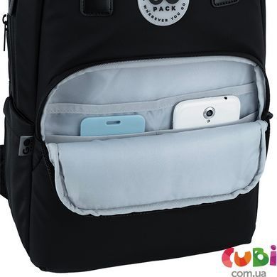 Рюкзак GoPack Teens 122M-1, Чорний