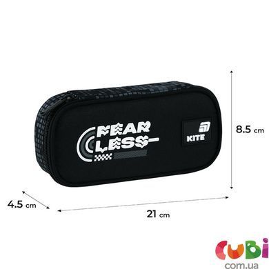 Пенал Kite 662 Fearless (K26-662-4), Чорний
