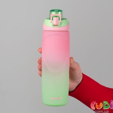 Пляшечка для води Kite (K26-1200-2), 760 мл, рожево-салатова, рожевий; салатовий