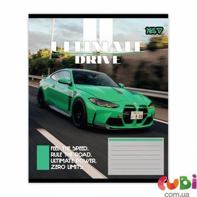 Зошит учнівський Yes Ultimate drive А5 18 лін. (768785)