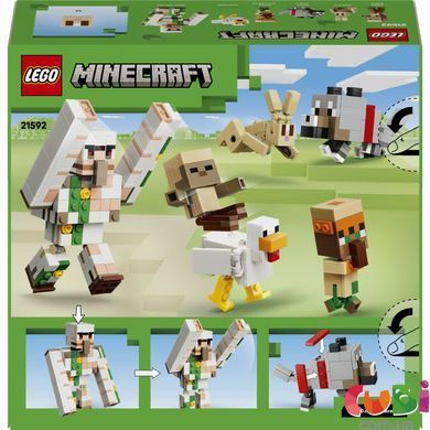 Конструктор Lego Куриный Жокей: атака в пустыне Minecraft (21592)