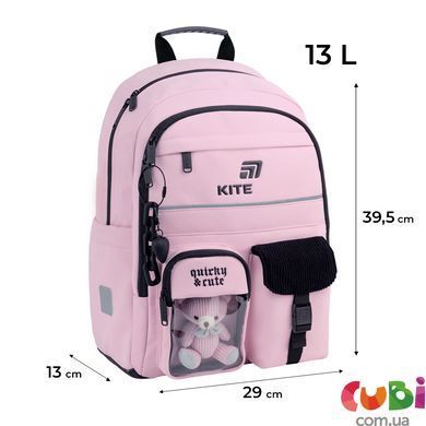 Рюкзак Kite Education 584 Quirky&Cute (K26-584M-1), Рожевий