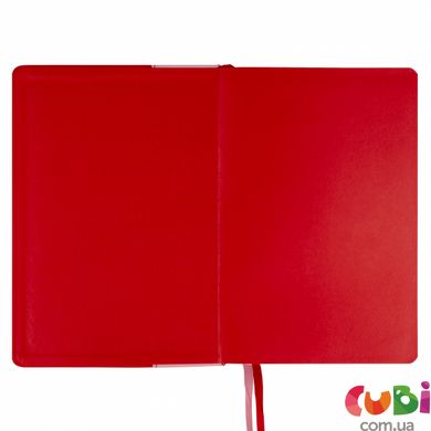 Щоденник А5 недатований Leo Planner, Ambi, твердий, 352 сторінки, червоний, фольга (252344)