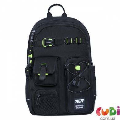 Школьный рюкзак Yes TS-43L Just Black (550480)