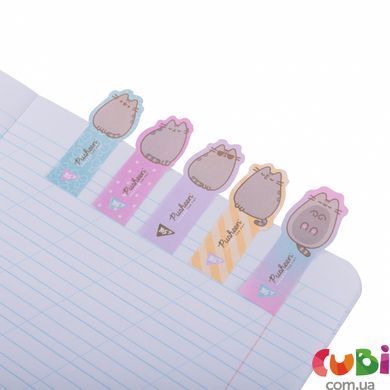 Индексы бумажные Yes "Pusheen", 55х22мм, 100 шт (5x20) (170417)