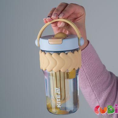 Стакан для води Kite, 700 мл, бежево-блакитний (K25-1230-1)