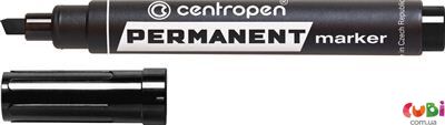 Маркер Permanent 1-4,6 мм клиновидный черный (8576)