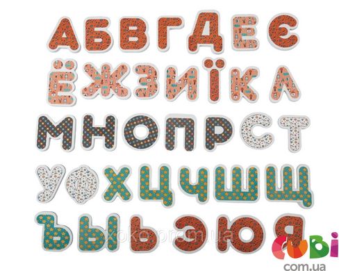 Набір Хоко EVA Алфавіт укр + рос (34 од + мішечок для сушки + мішок зберігання) (XK-EVA-02)