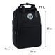 Рюкзак GoPack Teens 122M-1, Чорний