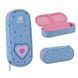 Пенал Kite Lovely K25-599-11 для девочек с ярким дизайном, комбинированый
