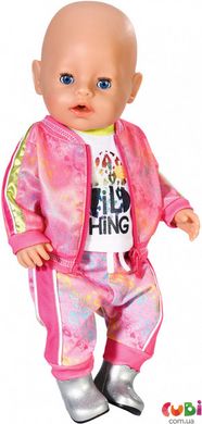 Набор одежды для куклы Baby Born Трендовый розовый костюм (828335)