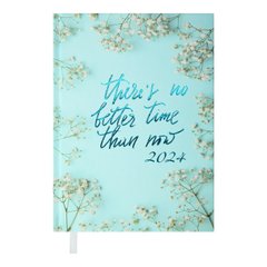 Дневник датированный 2024 PRETTY, A5, голубой (BM.2184-14)