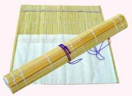 Пенал для пензлів, бамбуковий, натуральний колір+тканина (14509) D.K.ART