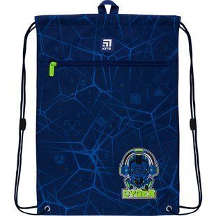 Сумка для обуви с карманом Kite Education Cyber K22-601M-8, комбинированый