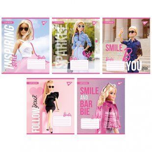 Тетрадь ученическая А5/12 лин. Да Barbie.