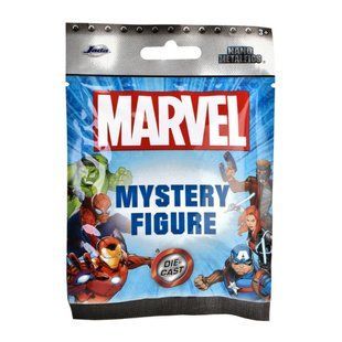 Металева колекційна фігурка Marvel, висота 4 см, 12 видів, дисплей 24 шт, З+, комбінований