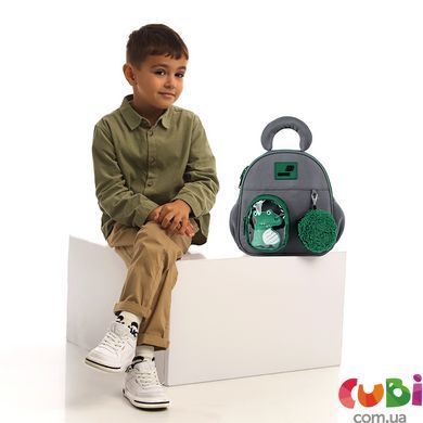 Рюкзак Kite Kids 2737 Croco Boo (K26-2737XXS-2), сірий