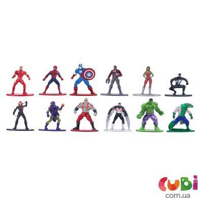 Металлическая коллекционная фигурка Marvel, высота 4 см, 12 видов, дисплей на 24 шт, С+, комбинированый