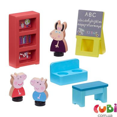 Деревянный игровой набор Peppa - ШКОЛА ПЕППЫ