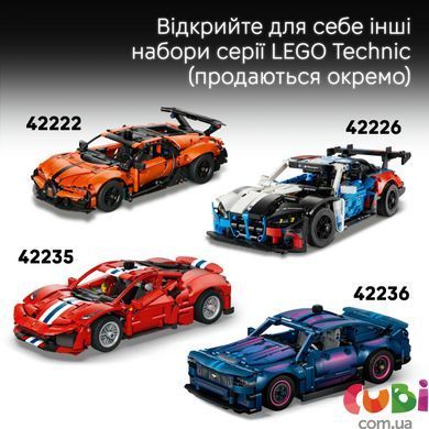 Конструктор Lego Technic Спортивний автомобіль Dodge Viper GTS-R (42234)