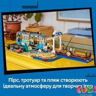 Конструктор Lego Класичний трамвай до пляжу City (60506)