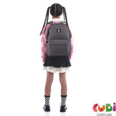 Рюкзак для підлітків GoPack Education 147 сірий, комбінований