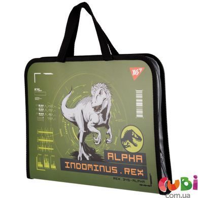 Папка портфель Yes Jurassic World хаки FC