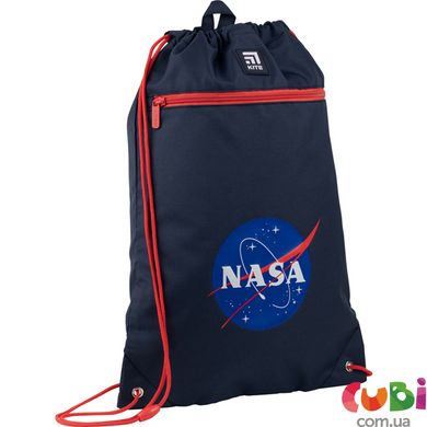 Сумка для обуви с карманом Kite Education NASA NS22-601M-1, Синій