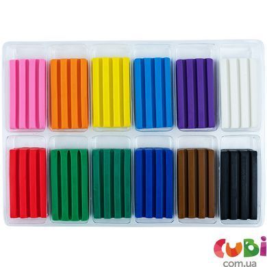 Пластилін восковий Kite Dogs, 12 кольорів, 240 г (K22-1086)